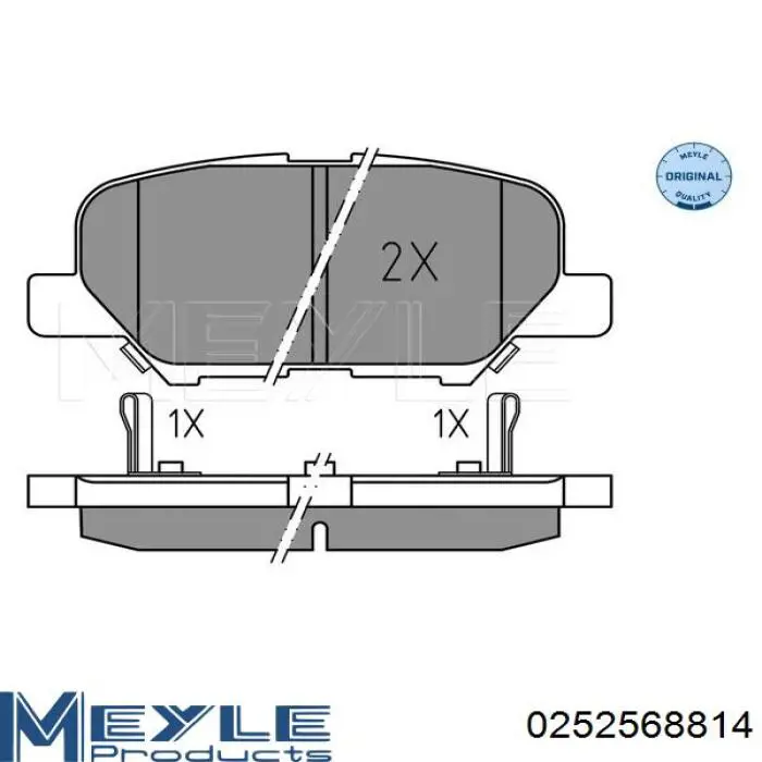 Задні гальмівні колодки 161679 Power Stop