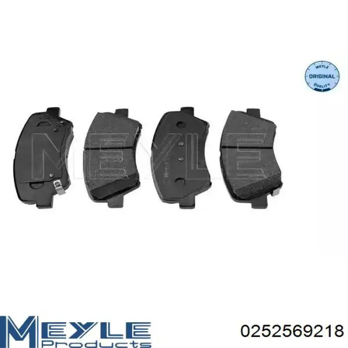 Купити 0252569218 Meyle Колодки гальмівні передні, дискові