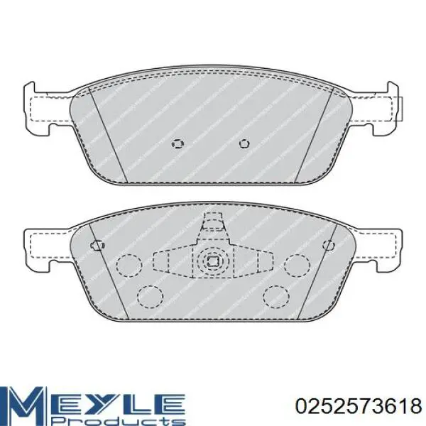 Купити BRF1556 Ford Колодки гальмівні передні, дискові