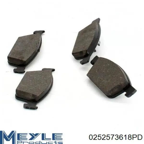 Передні тормозні колодки 0252573618PD Meyle