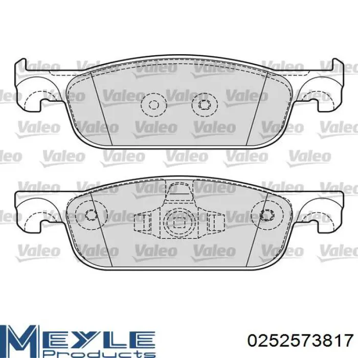 Тормозні колодки Renault (RVI) 8660005117