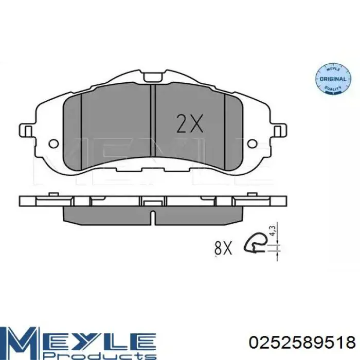 Купити 4163607810 JP Group Колодки гальмівні передні, дискові