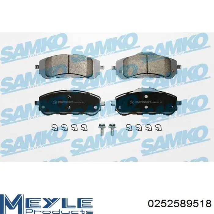 Передні тормозні колодки BPD1072 Jurid/Bendix