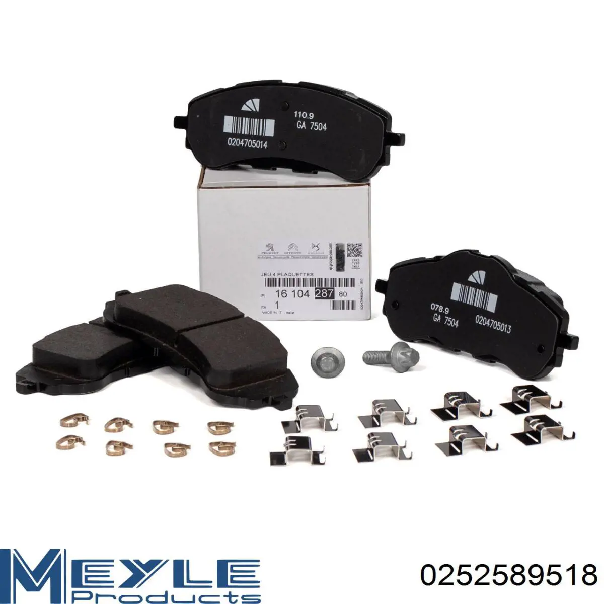 Гальмівні колодки Jurid/Bendix BPD1072 ціна, від 37.62 USD