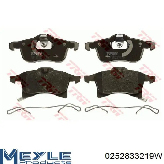 Гальмівні колодки Opel 93189698 ціна, від 24.40 USD