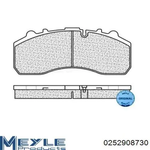 Задні гальмівні колодки 3057007701 SAF