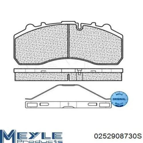 Задні гальмівні колодки Iveco 500086211 ціна, від 75.45 USD