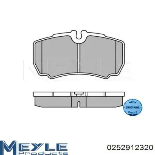 Задні дискові колодки Meyle 0252912320