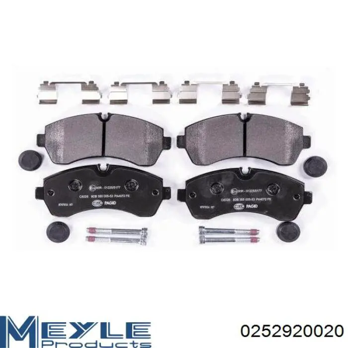 Передні тормозні колодки MKD1268 Jurid/Bendix
