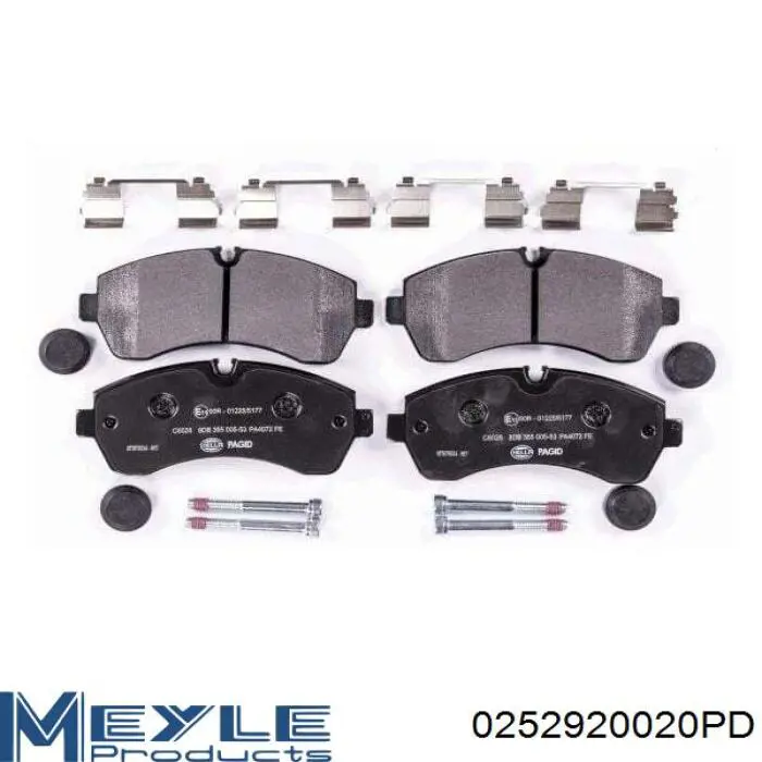 Купити PA0539AF Japan Parts Колодки гальмівні передні, дискові