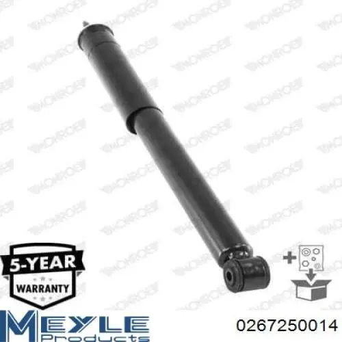 Амортизатор задній Meyle 0267250014 ціна, від 21.15 USD