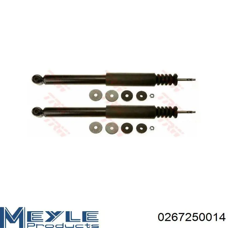Купити 0267250014 Meyle Стійка амортизатора задня