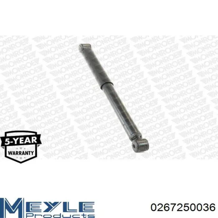 Амортизатор задній Meyle 0267250036 ціна, від 30.67 USD
