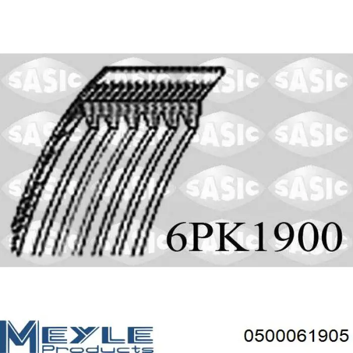 Купити MVB1904R6 AE Ремінь генератора