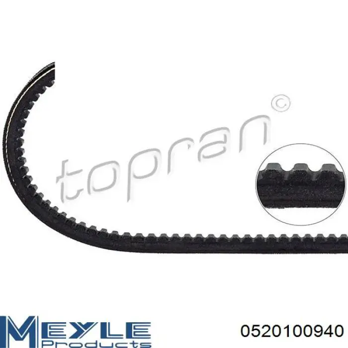 Клиновий ремінь Meyle 0520100940 ціна, від 3.52 USD