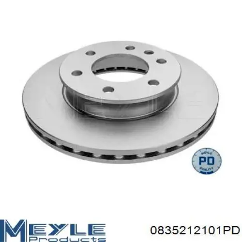 0835212101PD Meyle диск гальмівний передній