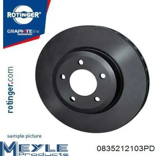 Купити 0835212103PD Meyle Ротор гальмівний