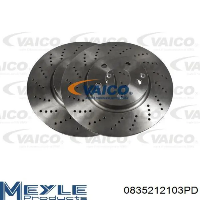 Диск переднього гальма Meyle 0835212103PD ціна, від 88.96 USD