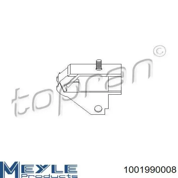 1001990008 Meyle подушка (опора двигуна ліва/права)