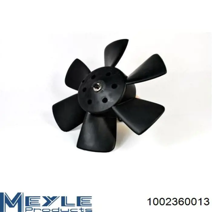 1002360013 Meyle електровентилятор охолодження в зборі (двигун + крильчатка, правий)