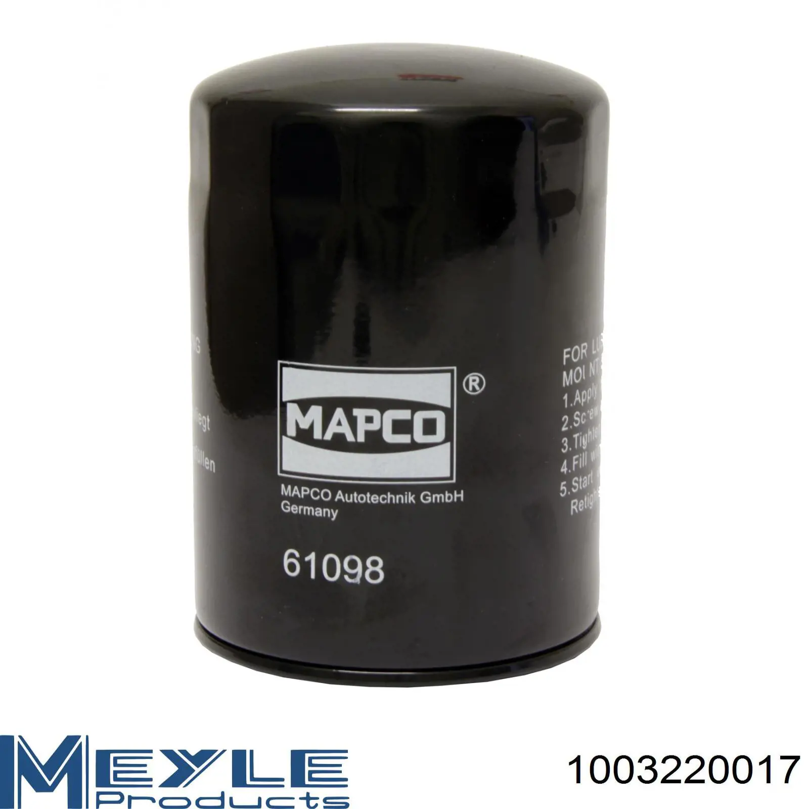 Масляний фільтр двигуна Hans Pries (Topran) 111164 ціна, від 9.05 USD