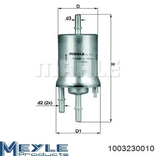 F41871 Hexen фільтр паливний