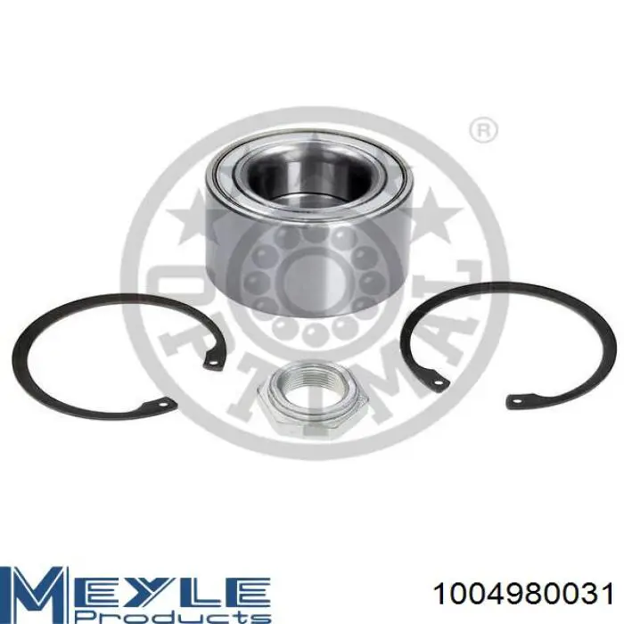 Комплект підшипник маточини передньої Meyle 1004980031 ціна, від 10.41 USD