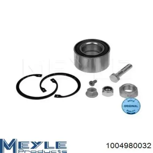 Комплект підшипник маточини передньої Meyle 1004980032 ціна, від 14.31 USD