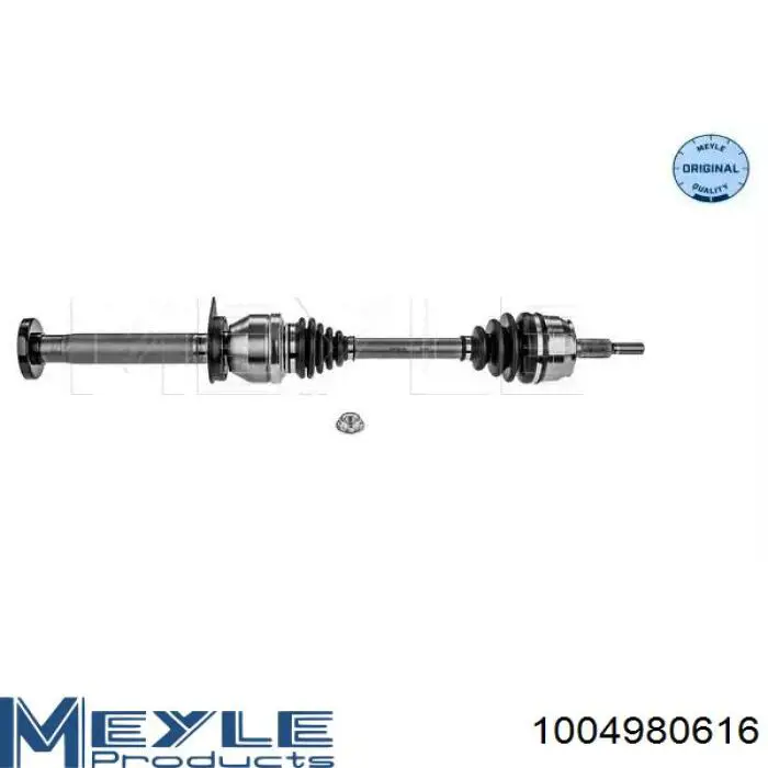 Піввісь передня, права Meyle 1004980616 ціна, від 169.92 USD