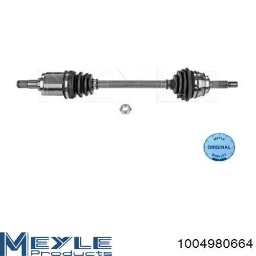 Купити 6U0407271FX VAG Ліва піввісь