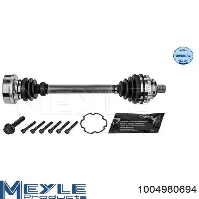 Піввісь передня, права Meyle 1004980694 ціна, від 123.97 USD