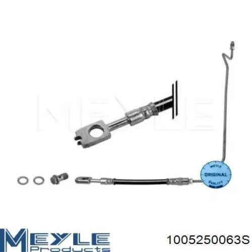 Шланг гальмівний задній, правий Meyle 1005250063S ціна, від 22.71 USD