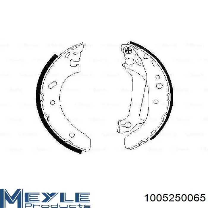 Шланг гальмівний задній Meyle 1005250065 ціна, від 9.51 USD