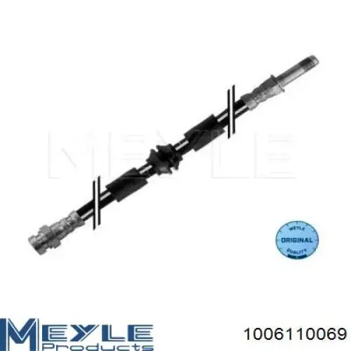 Шланг гальмівний передній Meyle 1006110069 ціна, від 6.02 USD