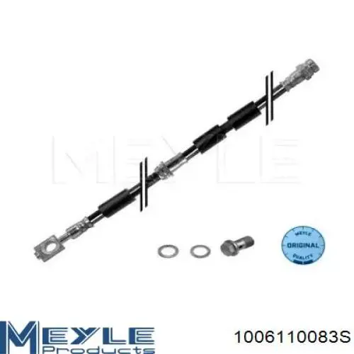 Шланг гальмівний передній Meyle 1006110083S ціна, від 15.75 USD