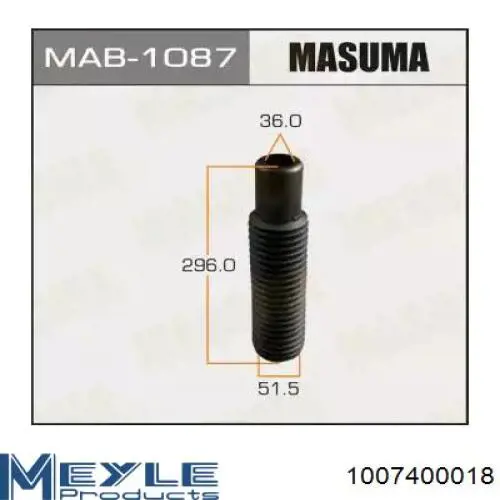 Буфер-відбійник амортизатора заднього Raiso RK00011 ціна, від 11.59 USD