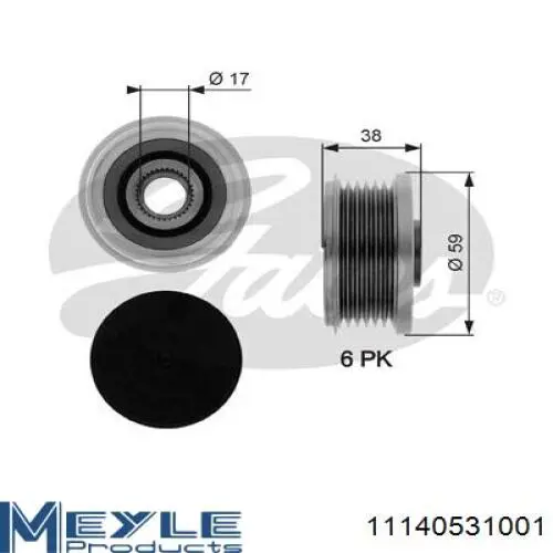 Інерційний шків Continental/Siemens AP9023 ціна, від 30.58 USD
