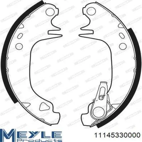 190225 Maxgear Колодки гальмівні задні, барабанні