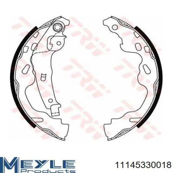 Колодки гальмові задні, барабанні Bremsi GF0961 ціна, від 18.07 USD