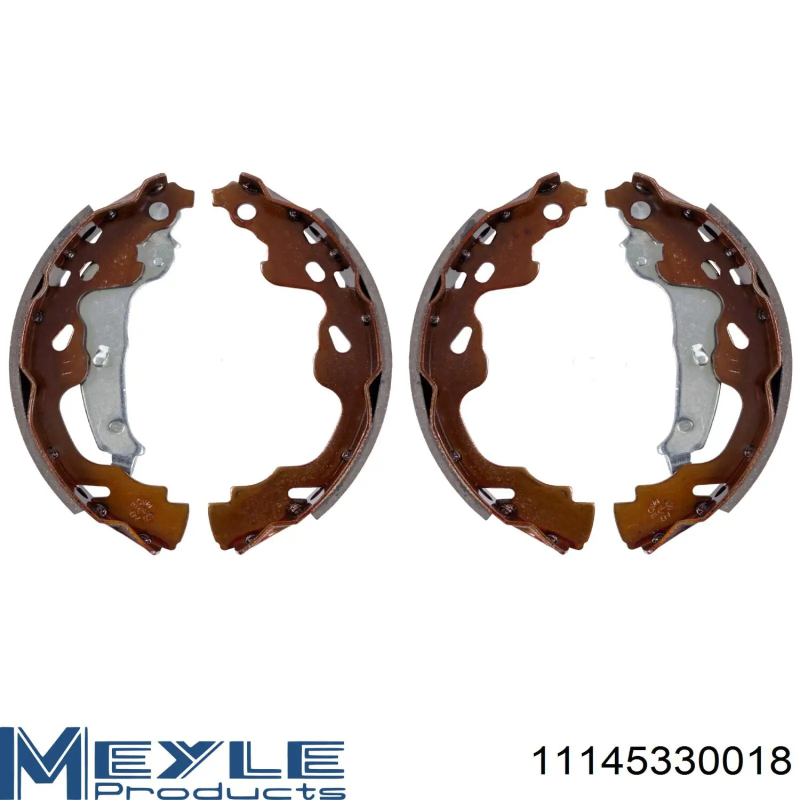 Купити GF0961 Bremsi Колодки гальмові задні, барабанні