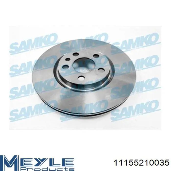 Диск переднього гальма Meyle 11155210035 ціна, від 43.12 USD
