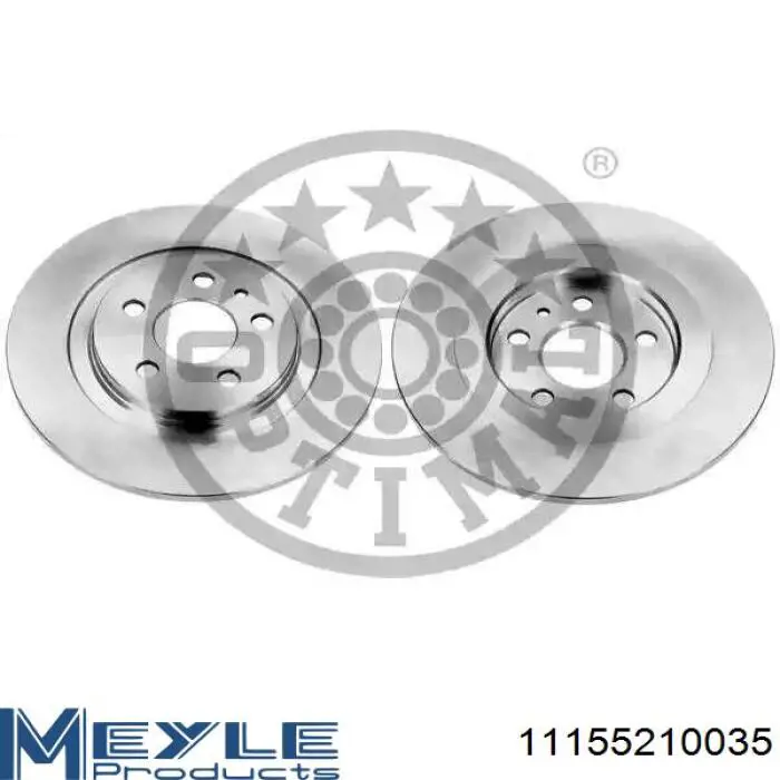 Гальмівні диски передні 11155210035 Meyle