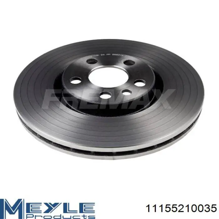 Диск переднього гальма Meyle 11155210035 ціна, від 43.12 USD