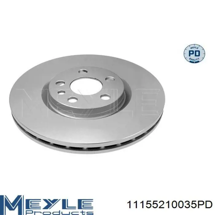11155210035PD Meyle диск гальмівний передній