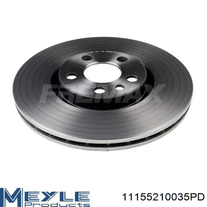 Диск переднього гальма Meyle 11155210035PD ціна, від 44.91 USD