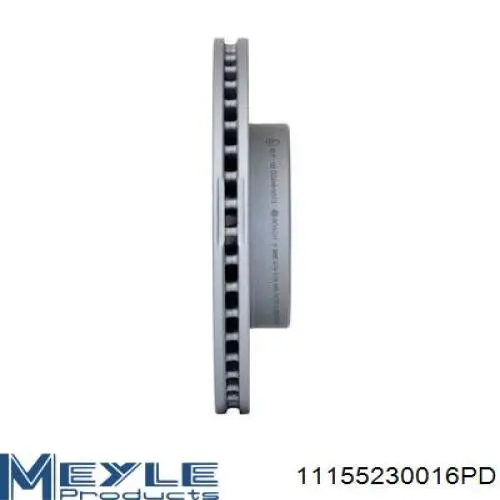 Диск гальмівний задній Blue Print ADP154362