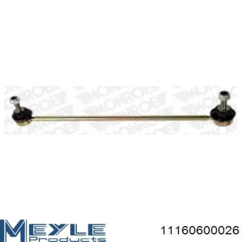 Амортизаційна стійка Meyle 11160600026 ціна, від 12.42 USD