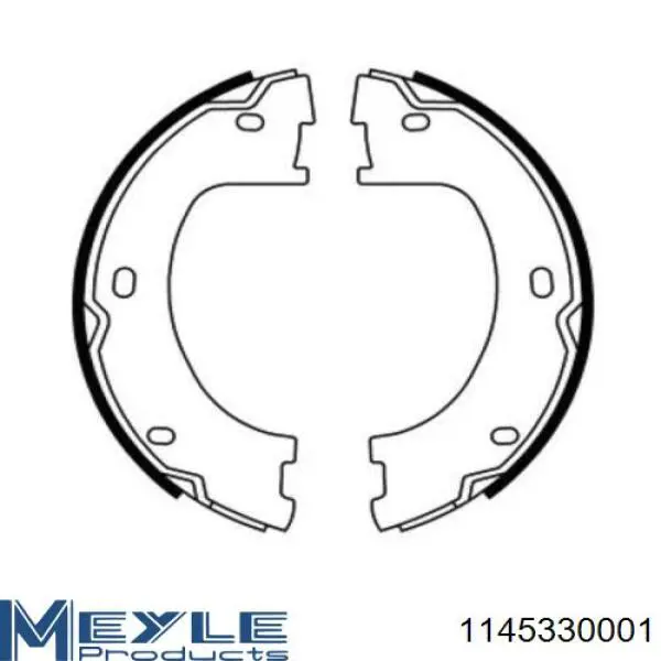 Колодки ручника / стоянкового гальма Bosch 986487751 ціна, від 26.41 USD