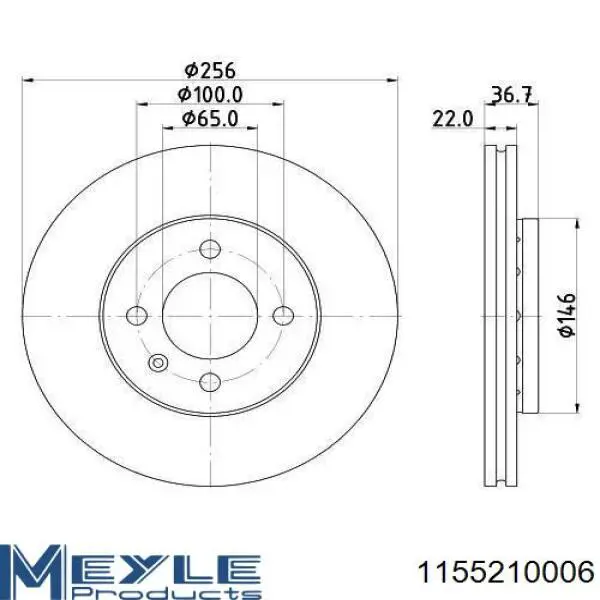 Купити 986479776 Bosch Ротор гальмівний