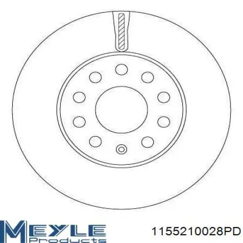 Диск переднього гальма Brembo 09C5471X ціна, від 75.03 USD